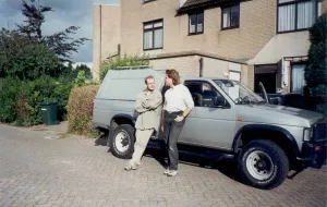 A0d BST in front of their truck