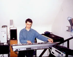 Allister Brimble in his Studio